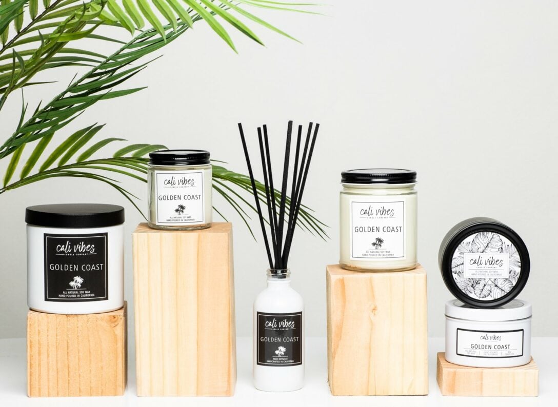 Cali Vibes Candle Company – Golden Coast Natural Soy Wax Candle